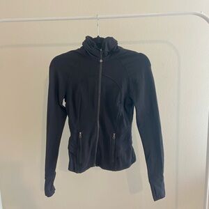 Lululemon Define Jacket Size 4 - Black with Ruffle